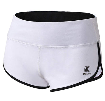 Kipro Womens Active Fitness Sports Yoga Booty Running Gym Workout Shorts, Whiteblack, Xx-Large
