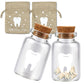 Free-Space Tooth Fairy Bag With 2 Small Glass Tooth Fairy Bottles Tooth Fairy Keepsake Kids Tooth Fairy Bag Set (Tooth Fairy Bot