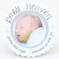 The Grandparent Gift Baby Heaven Infant Loss Or Miscarriage Gift, Hanging Ornament Or Sitting Mini Photo Frame With Sentiment