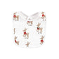 Hudson Baby Unisex Baby Cotton Bib And Sock Set, Fancy Rudolph, One Size