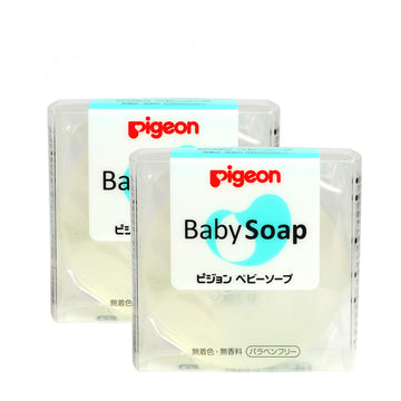 Pigeon Baby Soap Without Case, For New Born, Enriched With Jojoba, Chamomile And Olive Oil, Paraben Free, 90 Gm, Pack Of 2