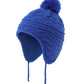 Connectyle Toddler Boys Girls Fleece Lined Knit Kids Hat With Earflap Winter Hat (Royal Blue, 6-12 Months)