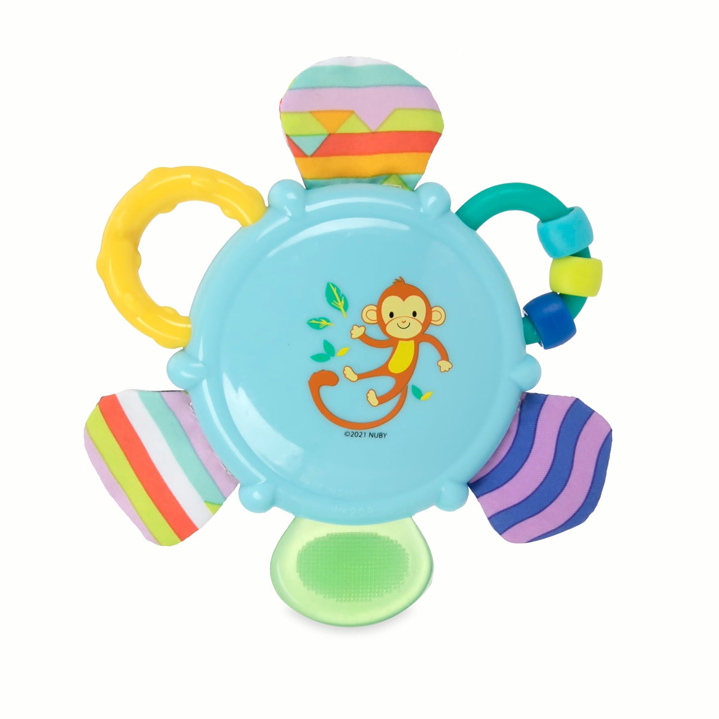 Nuby Look-at-Me Mirror Teether Toy, Colors May Vary