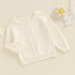 Infant Baby Girl Cardigan Sweater Long Sleeve Button Up Knit Sweatshirt Jacket Toddler Baby Girl Fall Outfits (Apricot, 4-5 Year