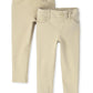The Children'S Place Baby Girls And Toddler Ponte Pull On Jeggings Jeans, Sandy 2 Pack, 5T Us