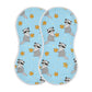 YYZZH Raccoons Autumn Leaves Pattern Muslin Burp Cloths for Baby 2 Pack 100% Cotton Baby Washcloths Bibs for Boy Girl