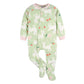 Gerber Baby Girls Flame Resistant Fleece Footed Pajamas 2-Pack, Pink Deer