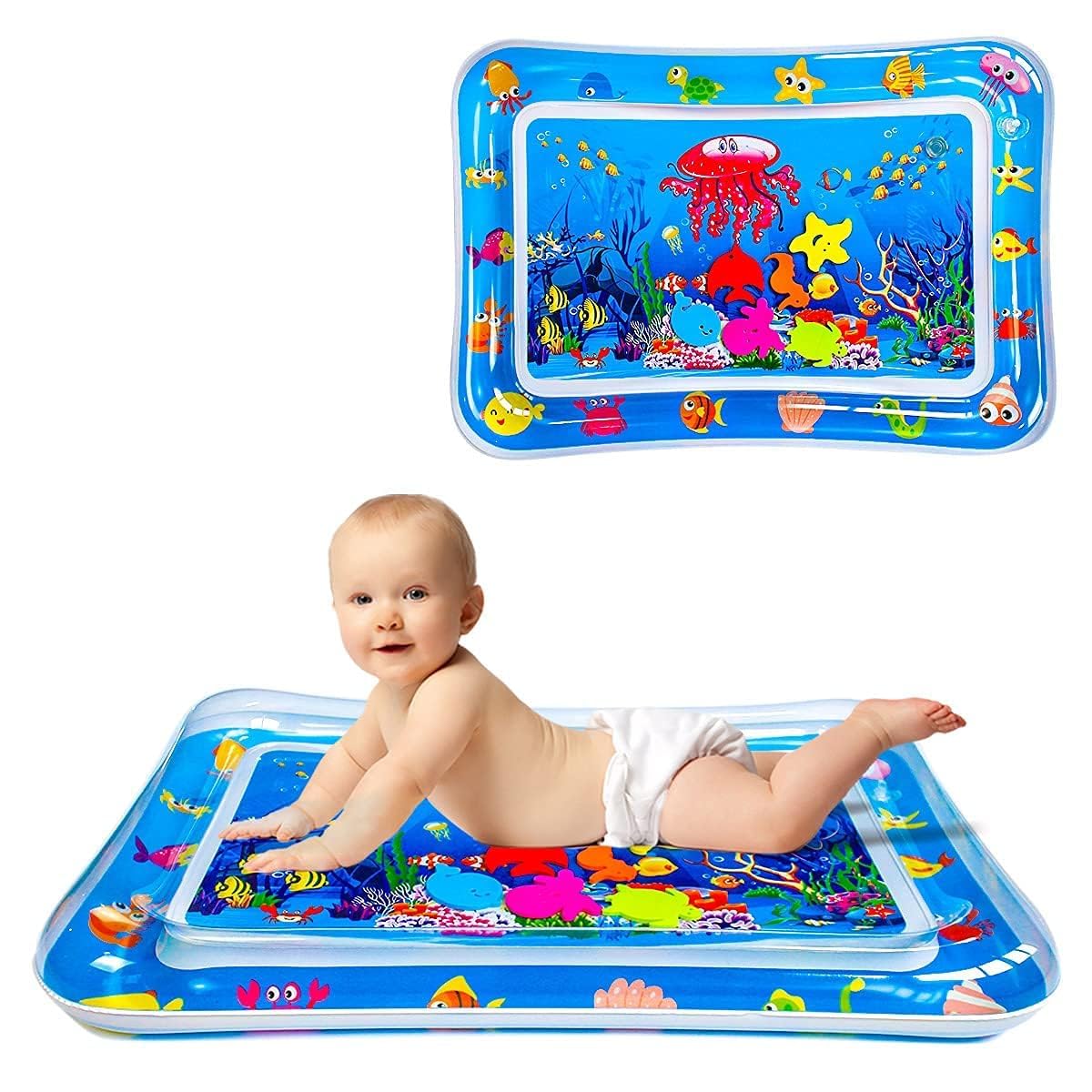 Prokart Tummy Time Water Play Mat For Babies | Sensory Water Gym For Baby Gifts (636 Months) | WaterFilled Fitness Activity Ne