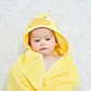 Hiphop Panda Bamboo Hooded Baby Towel - Soft Hooded Bath Towel For Babie, Toddler,Infant, Perfect For Boy And Girl - (Yellow Duc