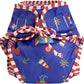 Kushies Swim Diaper, Sail Boats Print, Large