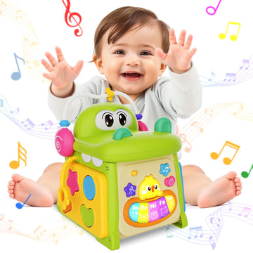 Toys for 1 Year Old Girl Gifts, First Birthday Gifts for Girls Boys, 8-in-1 Multi-Functional Learning Montessori Toddler Toys wi