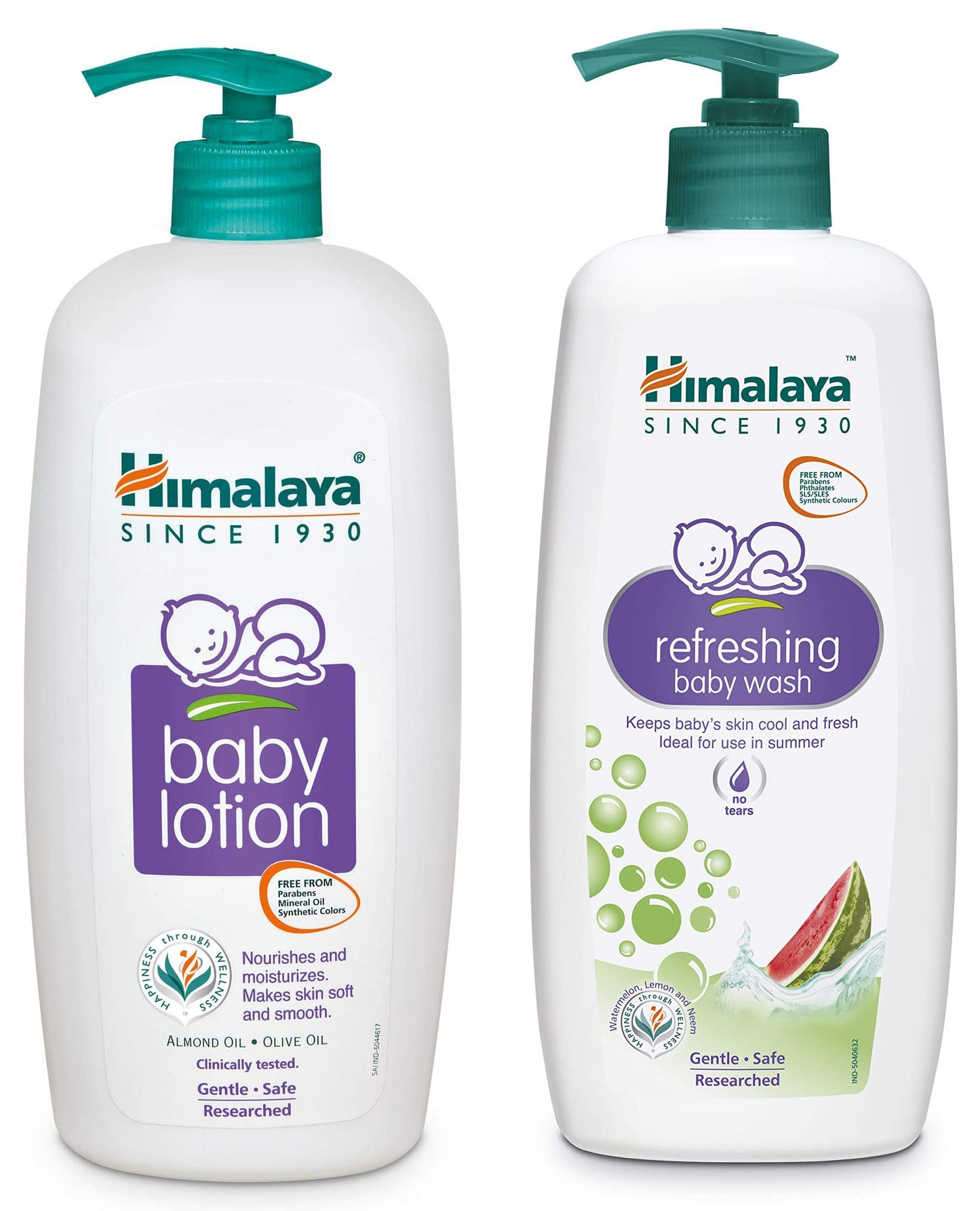 Himalaya Baby Lotion 700Ml & Himalaya Refreshing Baby Wash 400 Ml