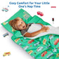 Safotad Toddler Nap Mat With Pillow & Blanket, 54'X33' Portable Roll-Up Design - Soft, Washable, Lightweight Toddler Sleeping