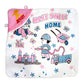 NAMAN Cartton Embroidered Newborn Hooded Blanket Cum Wrapper for Baby boy and Baby GirlPink_sweethome