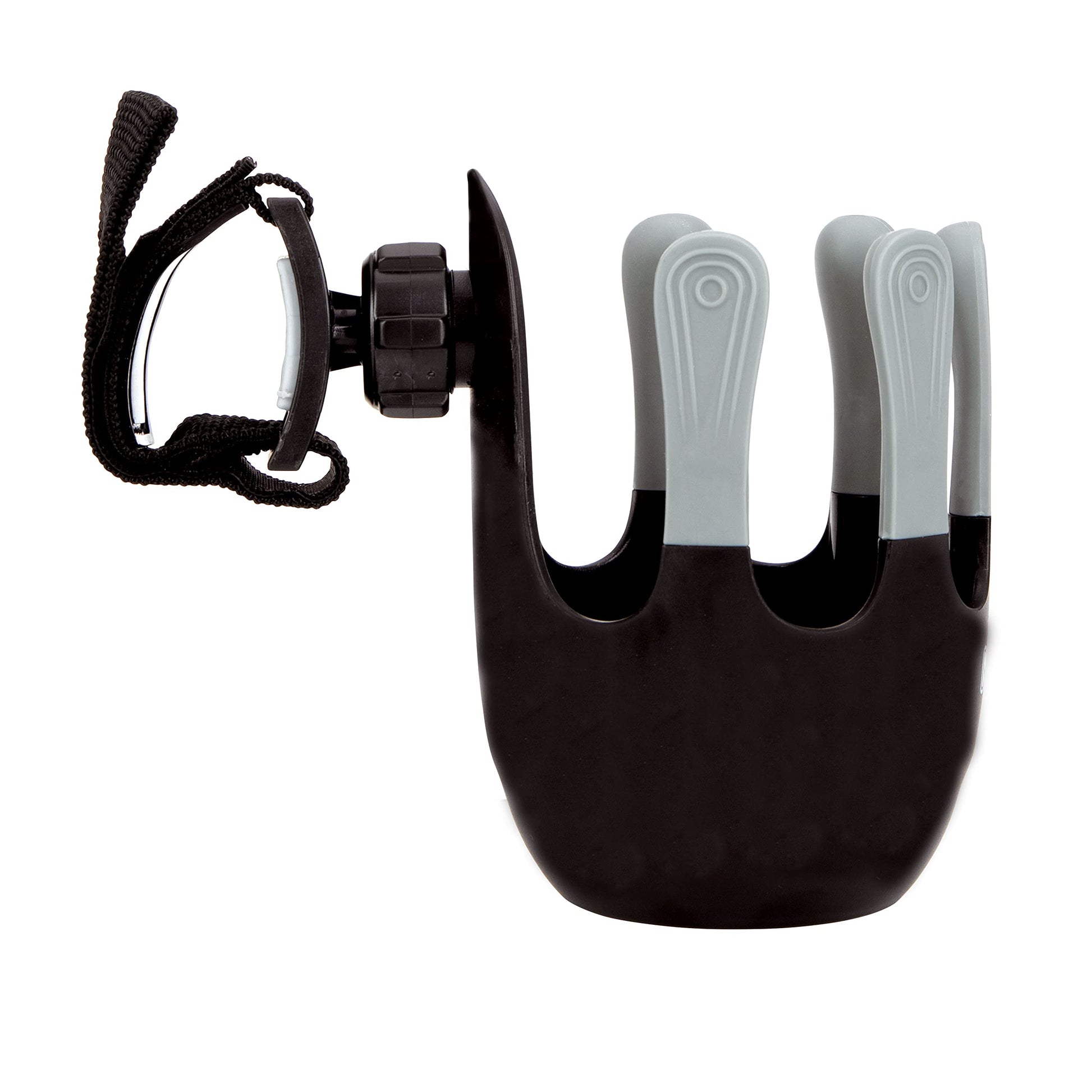 Nuby Universal Cup Holder Withtextured Grips: Travel And Stroller Accessory