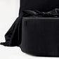 Ntbay Toddler Sheet Set - 3-Piece Microfiber Crib Sheet Set - Flat Sheet, Fitted Sheet, Pillowcase - Solid Toddler Bedding, Blac