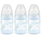 Nuk Smooth Flow Anti-Colic Bottle,Blue Elephant 5 Oz, 3 Pack