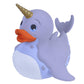 Wild Republic Rubber Duck, Narwhal, Gift for Kids, Great Gift for Kids and Adults, 4 inches