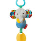 Skip Hop Bandana Buddies Baby Activity Chime & Teether Stroller Toy, Fox, 3x2.5x7 Inch (Pack of 1)