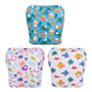 Alvababy Large Cloth Swim Diaper 3Pcs Baby/Toddler/Infant Snap Reusable Adjustable Swimming Diaper Baby Gifts Baby Boy And Girl