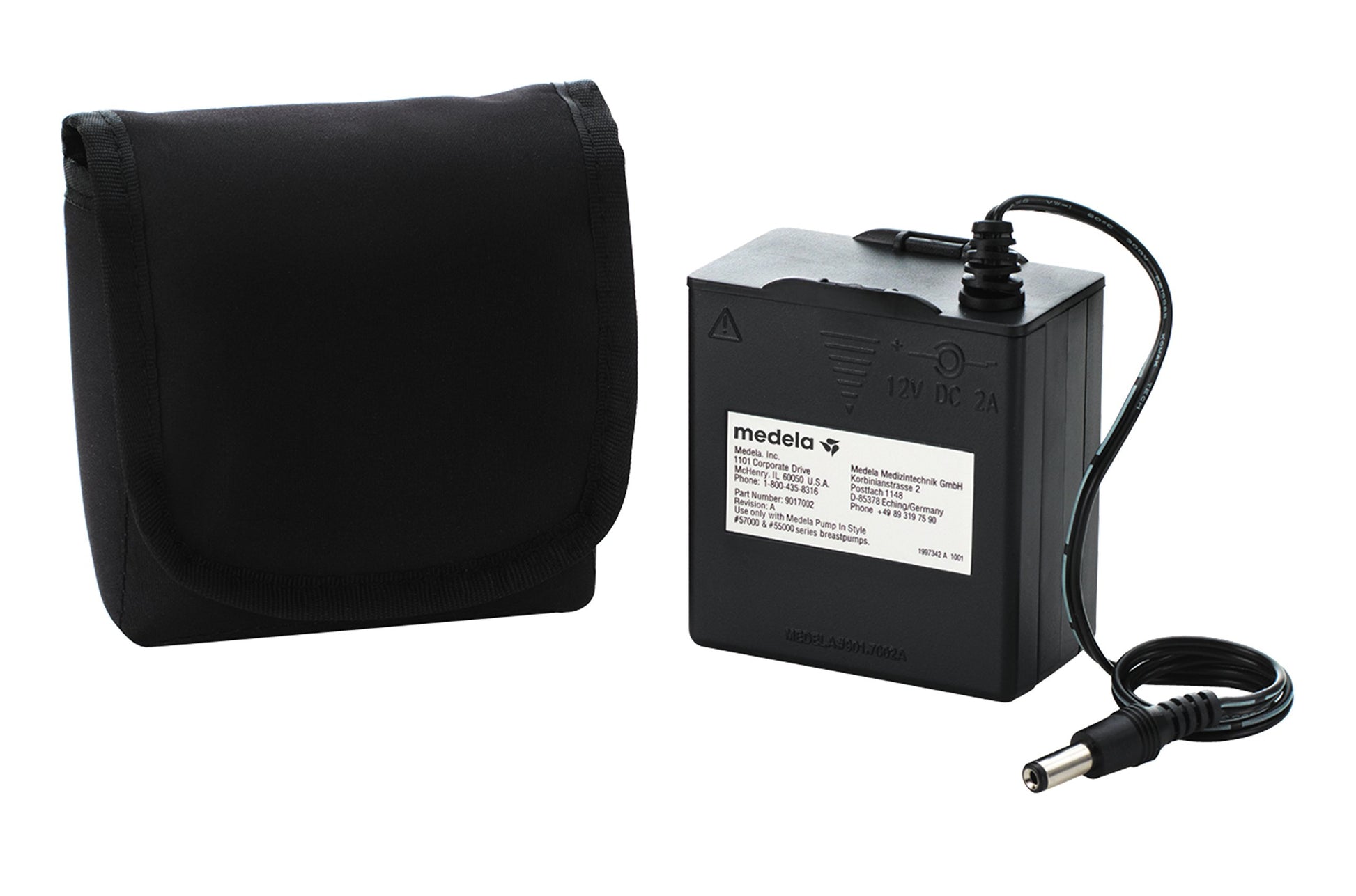 Medela Pump in Style Battery Pack, Portable Unit for 9 Volt Pump in Style Advanced Breast Pump Uses AA Batteries, Authentic Mede