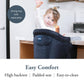 Inglesina Fast Table Chair, Navy - Portable Baby High Chair - For Babies & Toddlers 6-36 Months - Collapsible Design - Fits Tabl