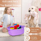 Poschnor Baby Gift Basket With Gift Bags And Ribbons, Empty Cotton Basket, Toy Storage For Baby And Pet, 12X 8 X 5 Inch, Purple.
