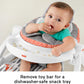 Fisher-Price Portable Baby Chair Premium Sit-Me-Up Floor Seat With Snack Tray, Toy Bar & Plush Washable Seat Pad, Peek-A-Boo Fox