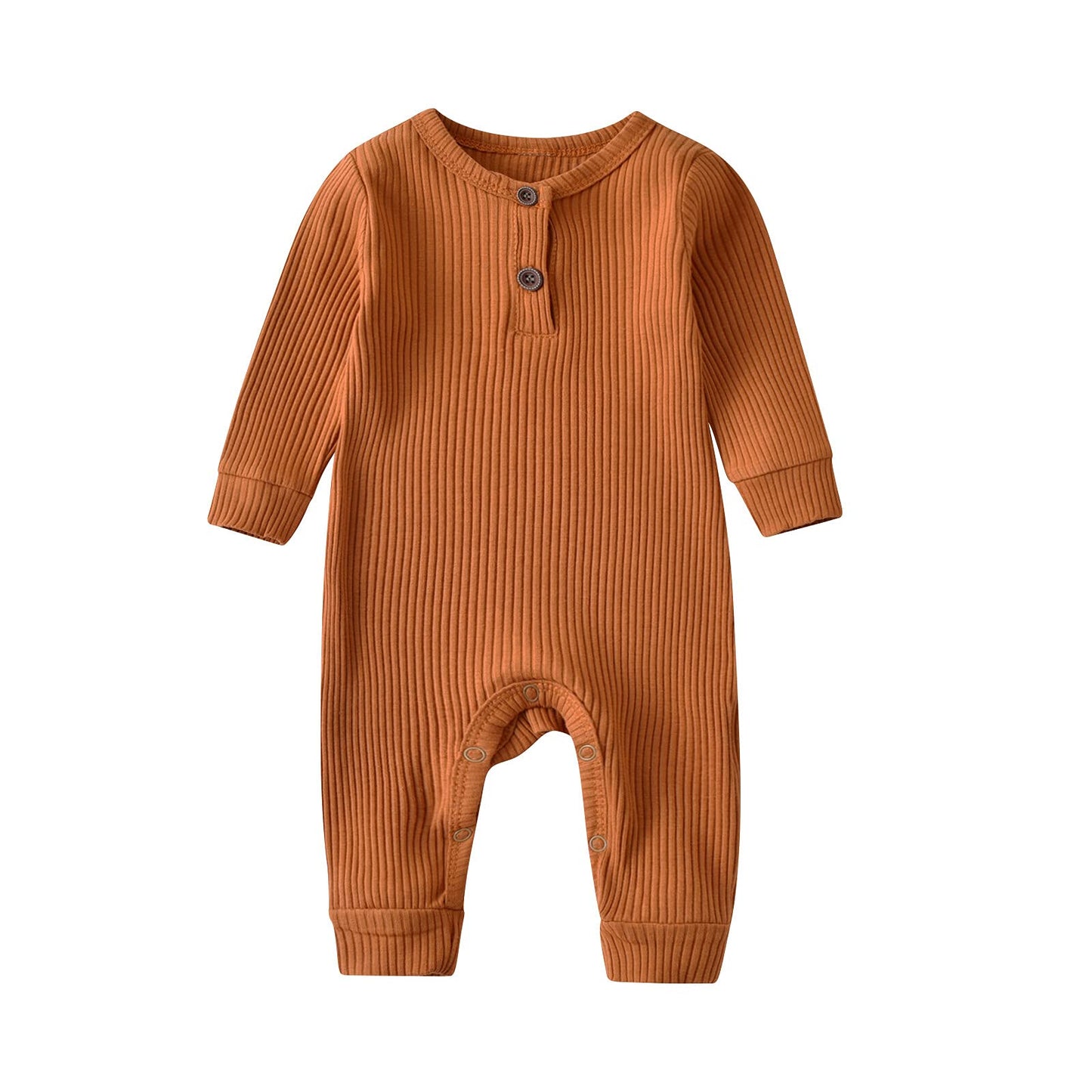 Baby Boy Girl 2 Pack Solid Romper Short/Long Sleeve One Piece Jumpsuits Clothes Sets (Yellow & Dark Green, 6-9 Months)