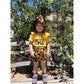 Baby Girl 1St Birthday Outfit Baby First Birthday Clothes Girl Wild One Outfit (Yellow,12-18 Months)