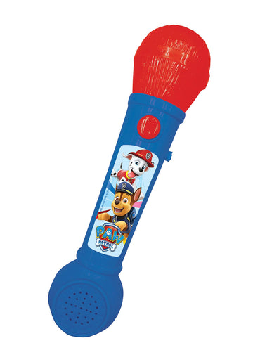 LEXIBOOK, Paw Patrol Age 3+, Microphone for Children, Musical Toy Game, Built-in Speaker, Light Effects, Demo melodies Included,