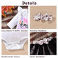 Aalizzwell 12-18 Months Baby Girls Halloween Outfit Infant First Halloween My Tulle Skirt Ghost Clothes With Leg Warmers Clothin