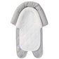 Travel Bug Baby & Toddler 2-In-1 Head Support Duo Head Support For Car Seats, Strollers & Bouncers - Grey