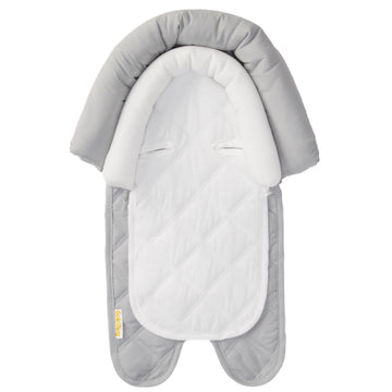 Travel Bug Baby & Toddler 2-In-1 Head Support Duo Head Support For Car Seats, Strollers & Bouncers - Grey