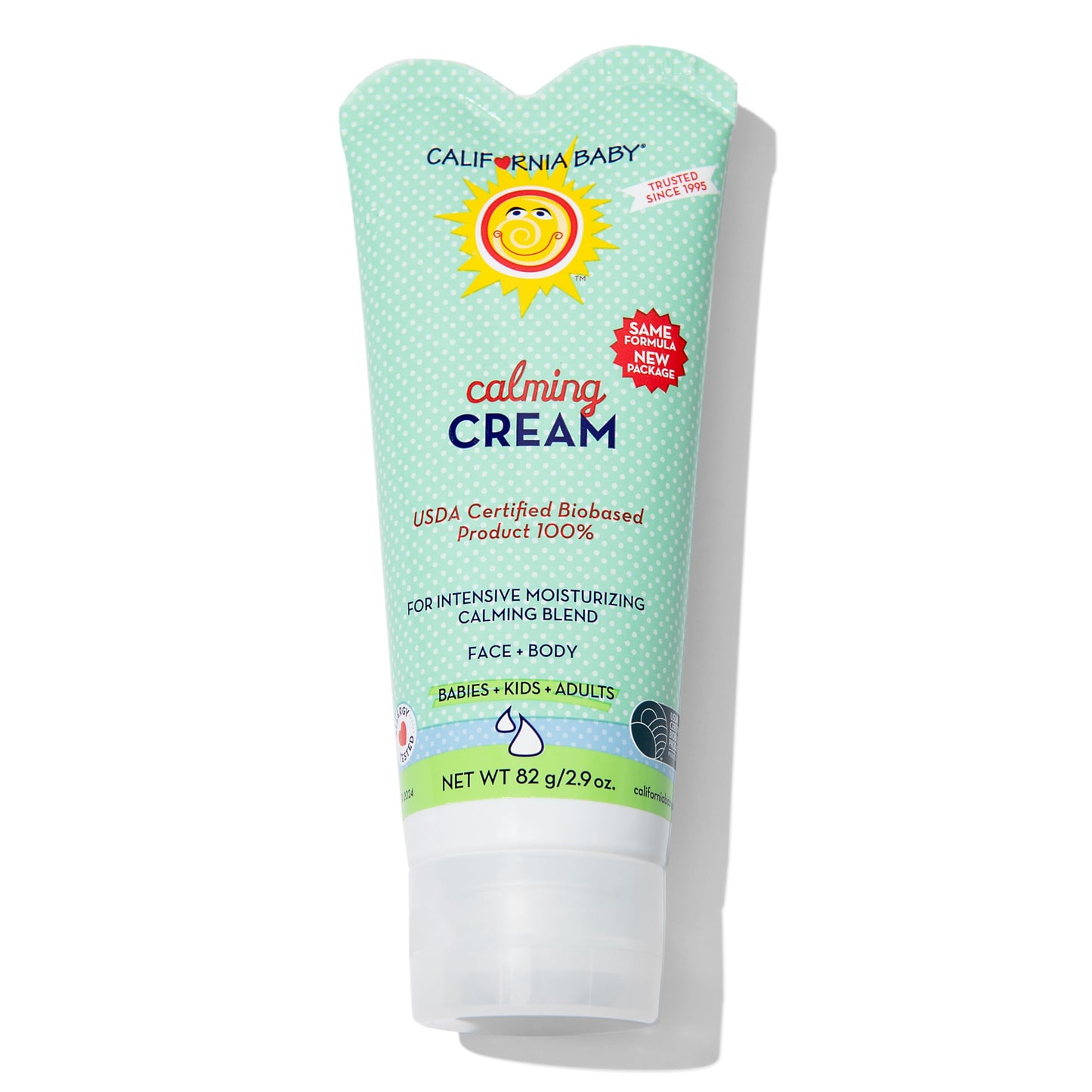 California Baby Calming Cream | 100% Plant-Based Moisturizer | Lavender Baby Lotion | Face Moisturizer For Dry Skin | Hypoallerg