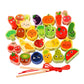 MERISHOPPWooden Bead Threading Toy Gifts Wooden Lacing Toy for Children Kids Toddlers Vegetable and Fruit|Baby | Toys for Baby |