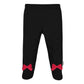 Nfl Baby Girls' 3Pc Bodysuit, Footed Pant, & Cap Set, Atlanta Falcons, 0-3 Months