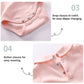 pureborn 2-Pack Baby Girls Bodysuit Long Sleeve Peter-pan Collar Romper Soft Cotton One-Piece 3-6 Months