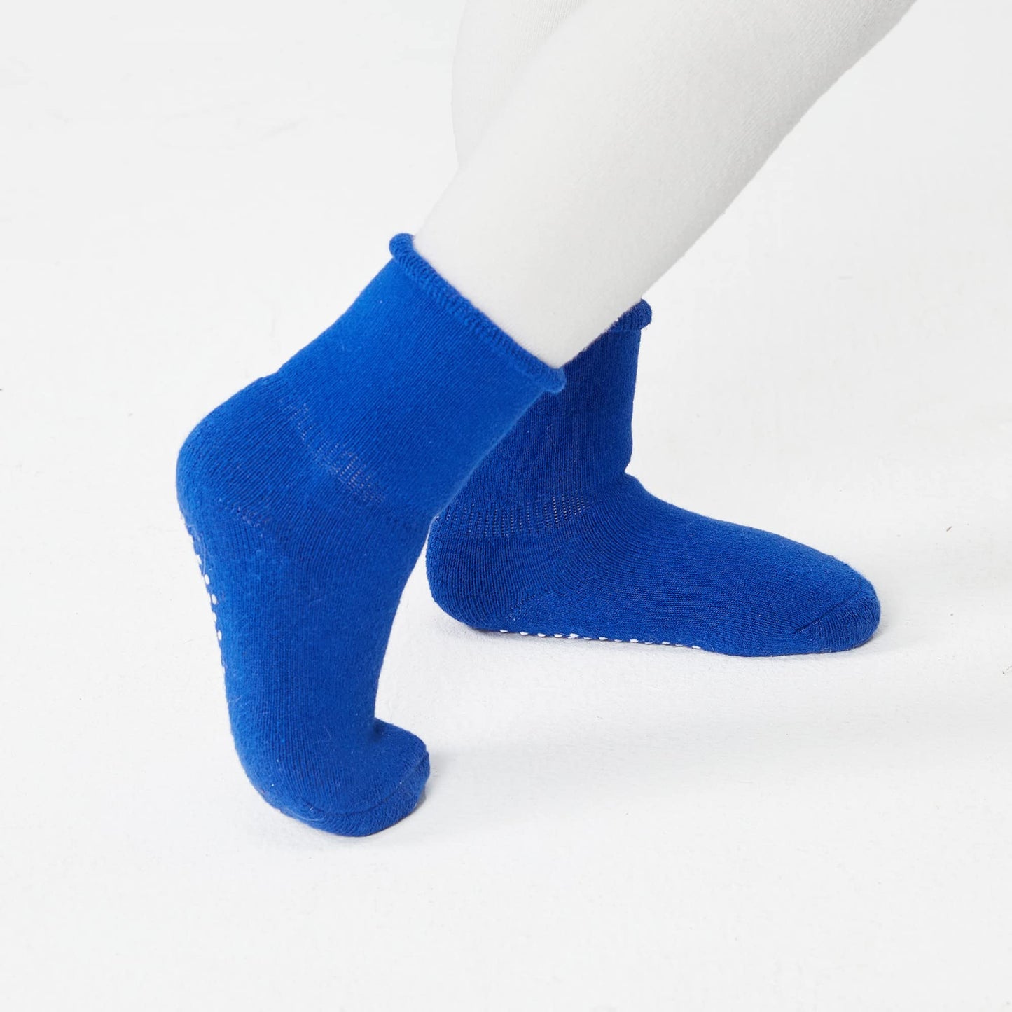 Vwu Ankle Crew Socks With Grips, Baby Toddler Kids Unisex Warm Thick Cotton Socks 0-6T 6-Pack (Neutral Colour, 3-12 Months)