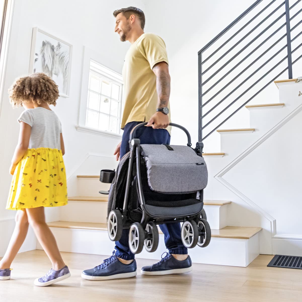 Evenflo Gold Otto Self-Folding Lightweight Travel Stroller (Sapphire Blue)