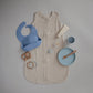 mushie Baby Wearable Blanket | 100% Organic Cotton Muslin | Sleeping Bag For Infants (Fog)