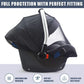 Baby Mosquito Net For Infant Car Seats,Infant Stroller And Bassinets, Carrier,Breathable With Elastic Netting For Easy Fitting,