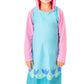 Intimo Dreamworks Trolls Movie Girls' Poppy Character Hooded Costume Nightgown Sleep Shirt (7/8) Multicolored