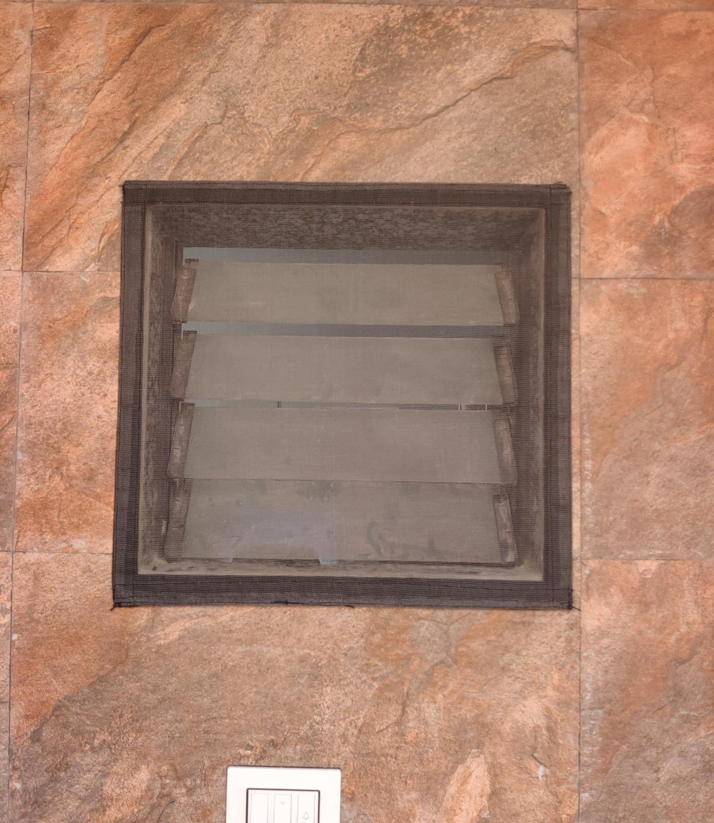 SoulNeverends PreStitched Window Mosquito Net, Grey Fiberglass, Rectangular, Self Adhesive, Ready To Use With Fastener Tape (G