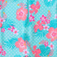 Huaaniue Baby/Toddler Girl Swimsuit Long Sleeve Rashguard Swimwear Cyan 3-4 T