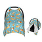 Muishi Kawaii Corgi and Bone Baby Car Seat Canopy Nursing Cover for Newborn Car Seat Breastfeeding Covers Blanket Newborn Shower