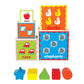 Hape Pyramid of Play Wooden Toddler Wooden Nesting Blocks Set, L: 5.5, W: 5.5, H: 5.5 inch