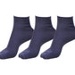 The Baby Company Kids Unisex Cotton School Socks (Ankle) Navy Blue Color (Pack Of 3) (810 Years)
