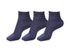 The Baby Company Kids Unisex Cotton School Socks (Ankle) Navy Blue Color (Pack Of 3) (810 Years)