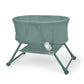 Ingenuity Snooze & Stow Bedside Bassinet for Baby, Easy-Folding Portable Bassinet with Sound, Light, Vibration, Mesh Sides, Stor